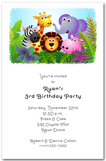 Fun in the Jungle Birthday