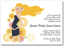 Girls Birthday Invitations Blonde Girl 16th Birthday