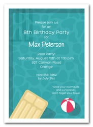 pool invitations pool party invitations swim invitations