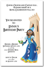 Ethnic Princess & Lovesick Frog Invitations