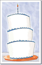 Tall Cake Blue-1st