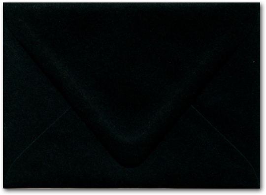 5 x 7 Envelope - Black