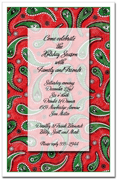 Holiday Paisley