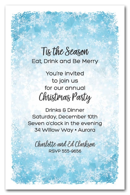 Winter Wonderland Holiday Invitations