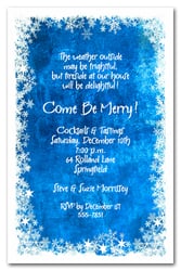 Winter Invitations Winter Party Invitations