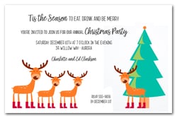 work holiday party invitation