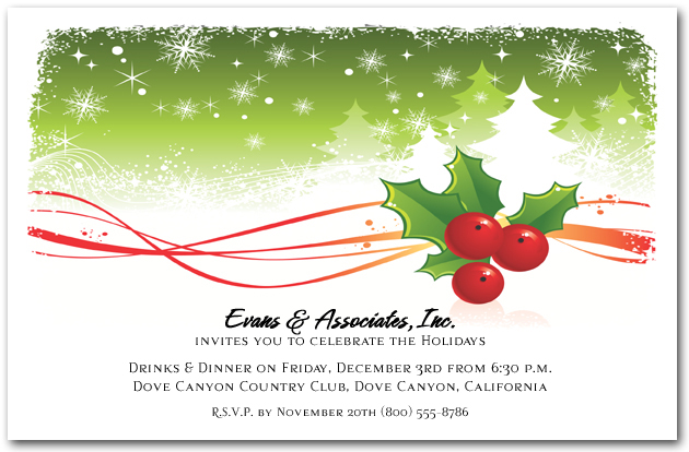 christmas invitations
