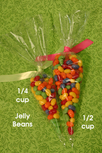 Candy Cones Party Favor Cello Bags