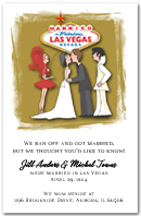Married in Las Vegas with Elvis Announcement