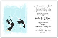 Tiffany Blue Champagne Toast Invitation