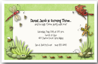 Bugging You Boys Birthday Party Invitation