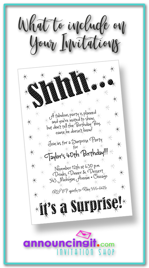 Invitation Do s And Don ts What To Include On An Invitation