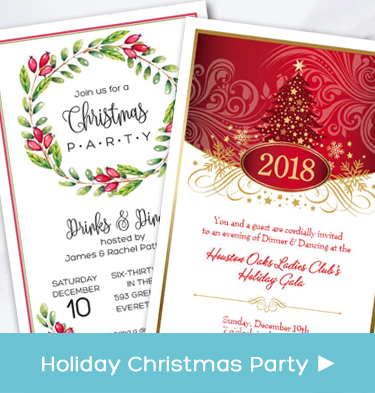 Business - Company - Corporate Holiday Christmas Party Invitations