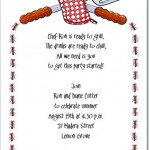 Grill Tools Barbecue Invitation