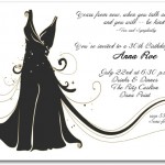 Little Black Dress Party Invitation