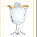 Yellow Border Silver Chalice Thank You Notes