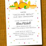 Taco Bar Graduation Party Invitations at Announcingit.com