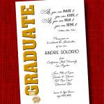 Grad Cap Tassel Charm Graduation Party Invitations