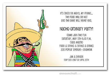 Cerveza Cinco de Mayo Invitations