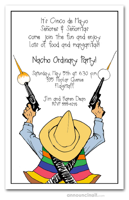 Bang Bang Bandito Cinco de Mayo Invites