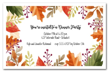 fall invitations