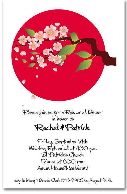 Cherry Blossoms on Red