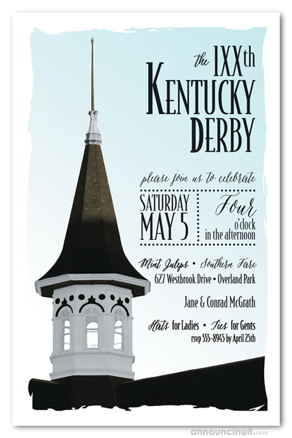 Churchill Steeple Kentucky Derby Invitations