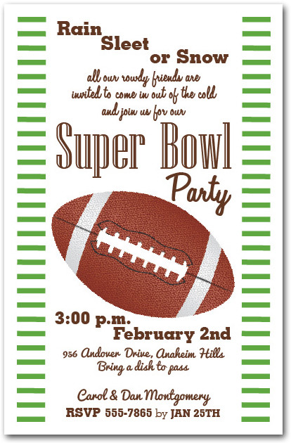 Rhymes For Football Party Invitations 2
