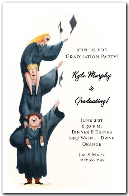 Higher Learning Graduation Invitation, Graduation Party Invites