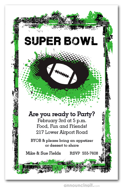 Super Bowl Party Invitation Wording 1