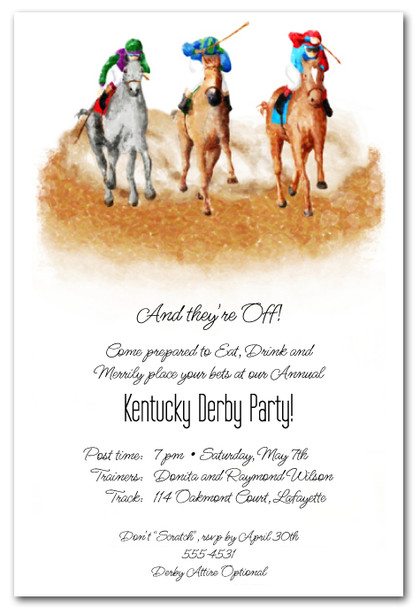 Horse Racing Party Invitations 3
