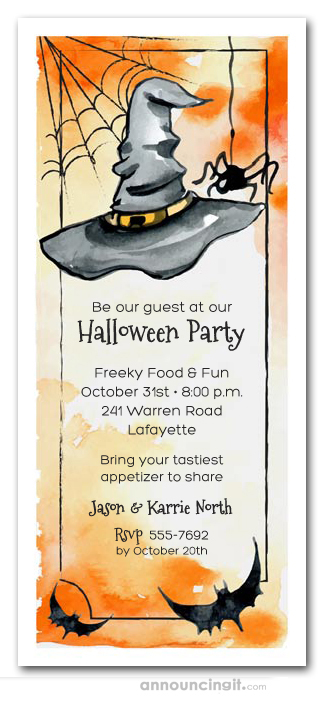 Wicked Ways Halloween Invitations