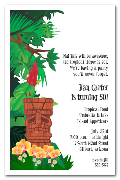 Tiki God Luau