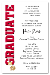 Tassel Charm & Red Graduation