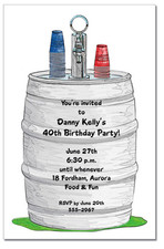 The Keg Party Invitations