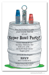 The Keg Super Bowl Party Invitations