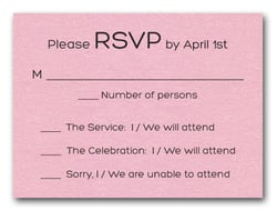 Shimmery Pink Bold Bat Mitzvah RSVP