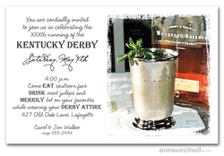 Bourbon Mint Juleps Kentucky Derby Invites