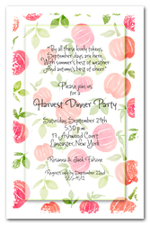fall party invitations autumn