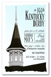 Churchill Steeple Kentucky Derby Party Invitations