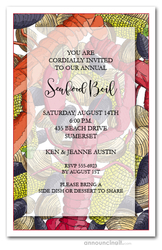 Seafood Feast Party Invitations