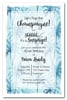 Blue Palm Trees Party Invitations