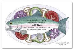 Fish Dinner Party Invitations