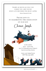 Flying High Graduation Party Invitations