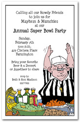 Food Ref Super Bowl Party Invitations