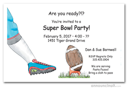 Kickoff Super Bowl Invitations