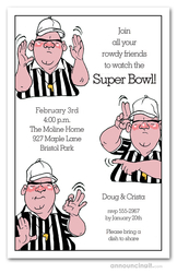 Refree Signals Super Bowl Invitations