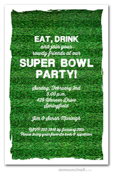Super Bowl Invitations Football Party Invitations