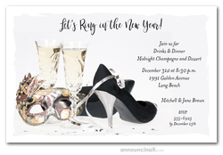 Champagne Revelry Invitations