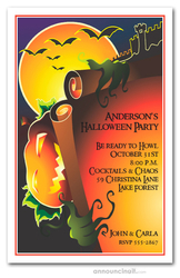 Evil Jack Halloween Invitations